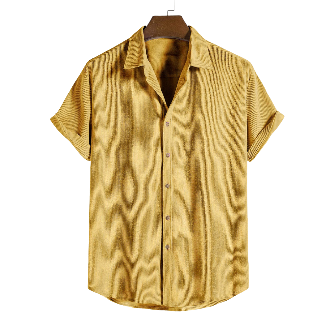 Camisa con Botones y Mangas Cortas