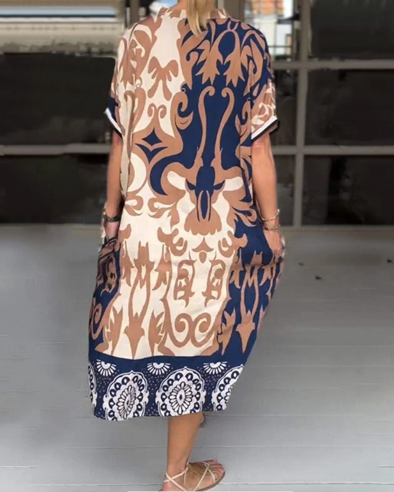 SADARA - VESTIDO IMPRESO VIBRANTE
