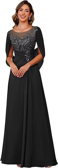 Margot | Vestido A-Line con Capa