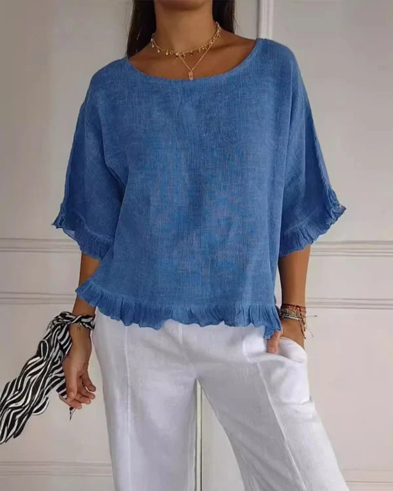 NABILA - CAMISA DE LINO ELEGANTE