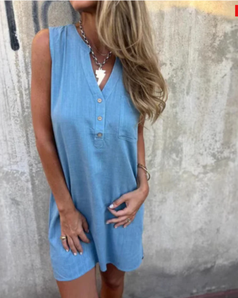 DAERA – VESTIDO BOHO CON ESCOTE EN V