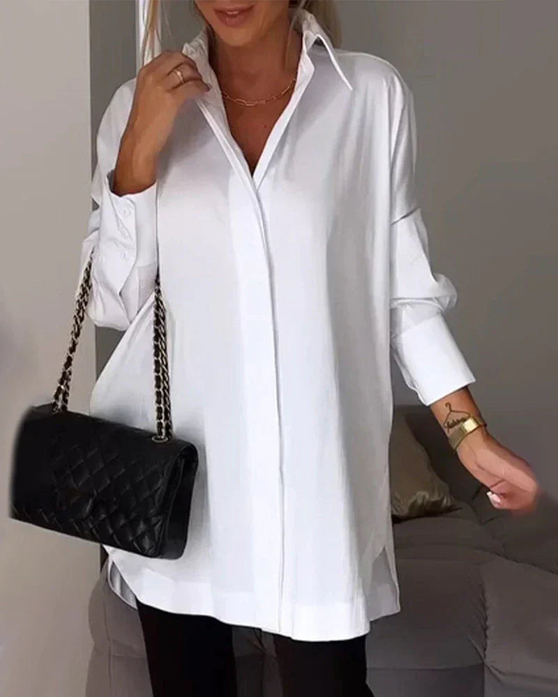 LAICE - CAMISA ELEGANTE DE MANGAS LARGAS