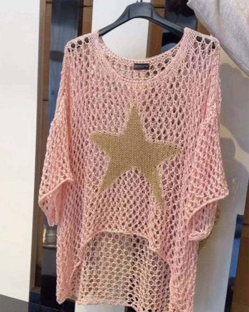 SALOE - TOP CHIC EN PUNTO DE CROCHET