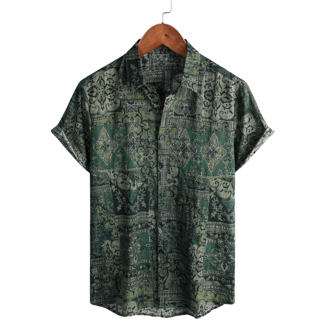 Camisa de Hombre Estilosa de Manga Corta