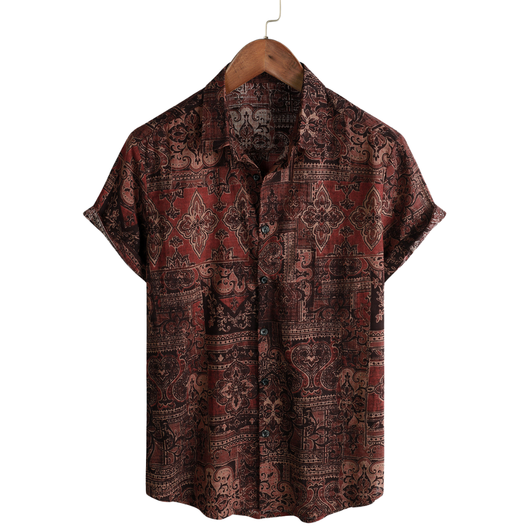 Camisa de Hombre Estilosa de Manga Corta