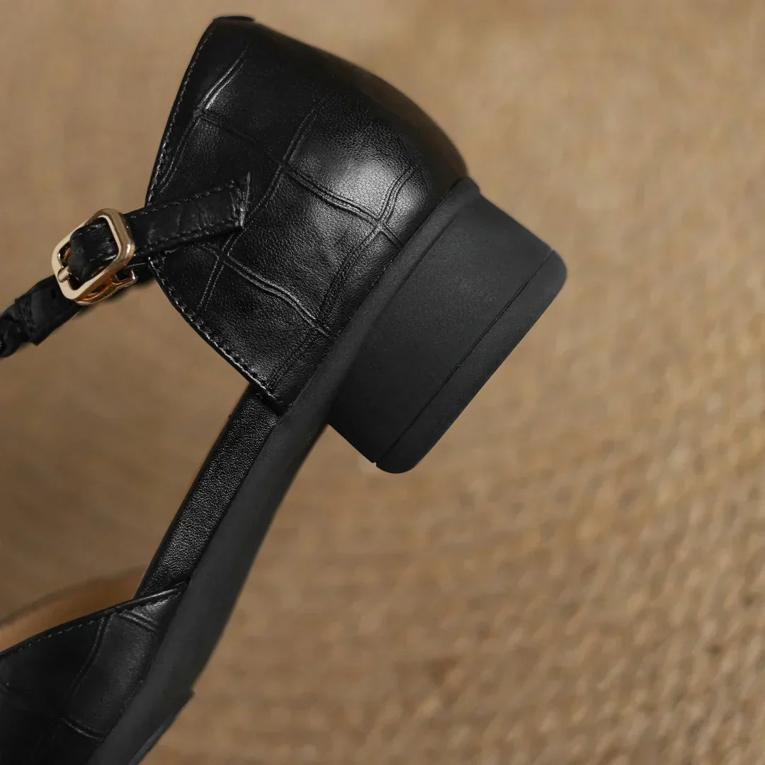 Sarah&Kate™| Kepa Zapatos Mary Jane de Cuero