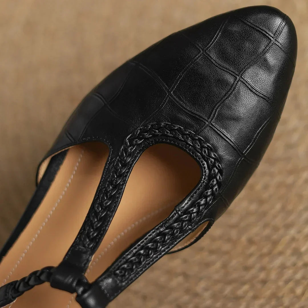 Sarah&Kate™| Kepa Zapatos Mary Jane de Cuero