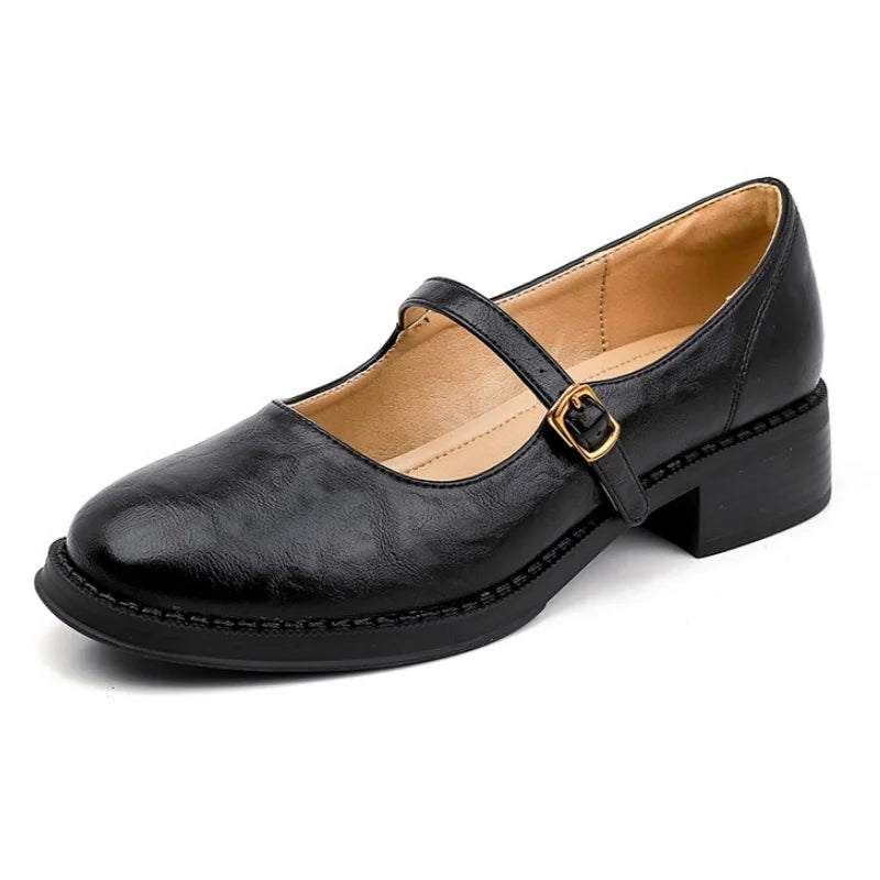 Sarah&Kate™| Mary Janes Clásicos de Confort Hechos de Cuero