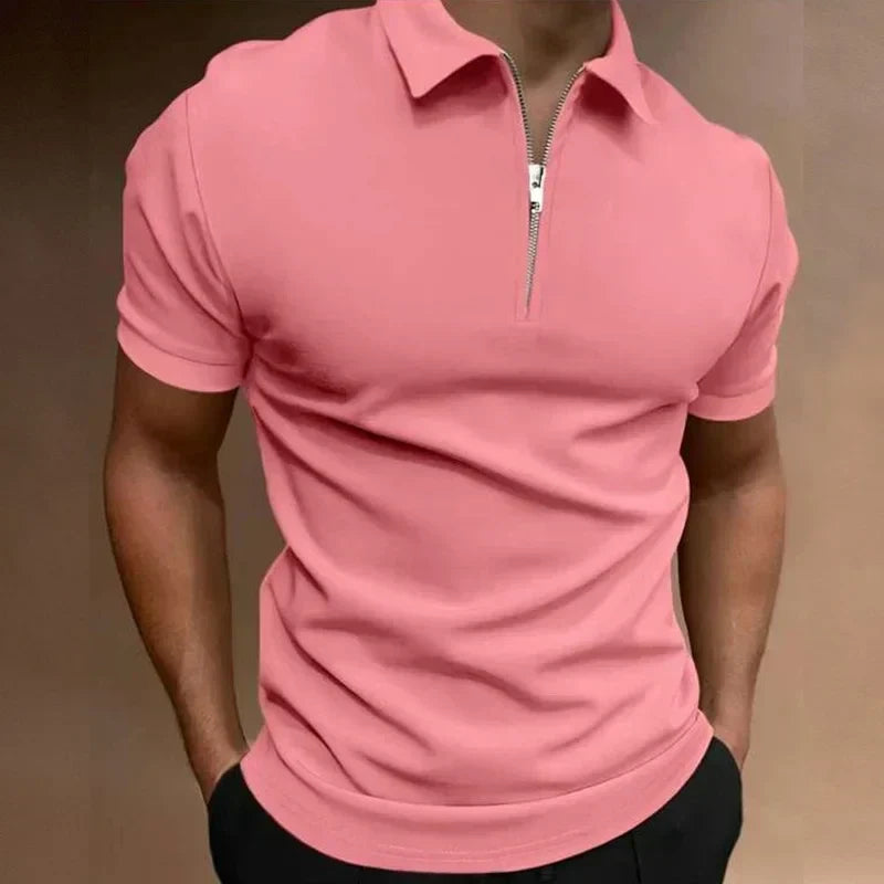 Laluna® | Camiseta Polo Clásica con Cierre