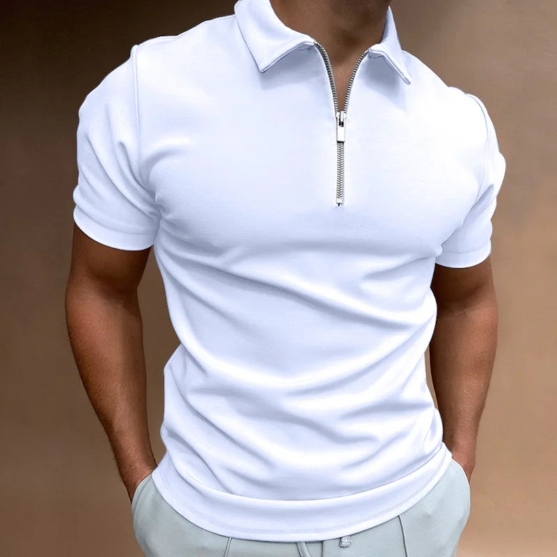 Laluna® | Camiseta Polo Clásica con Cierre