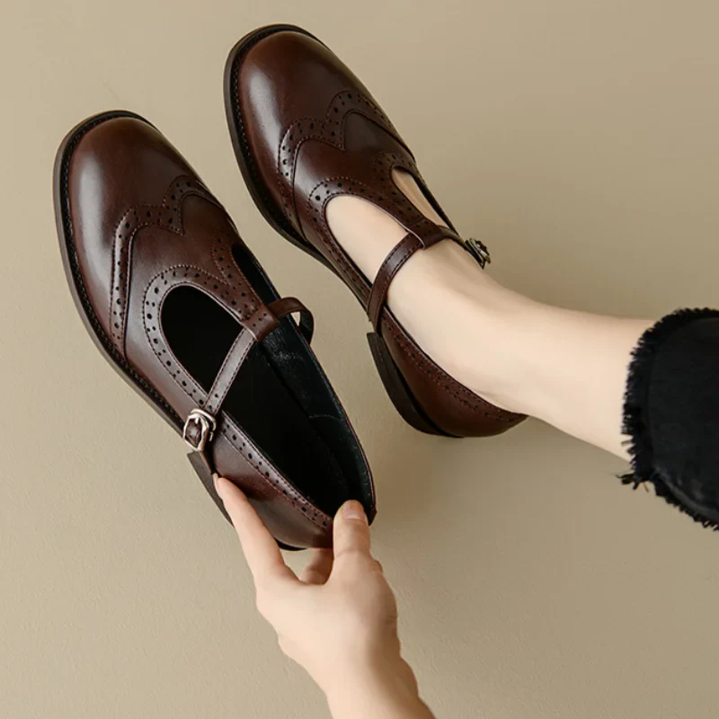Sarah&Kate™| Elegantes Mary Janes con T-Strap