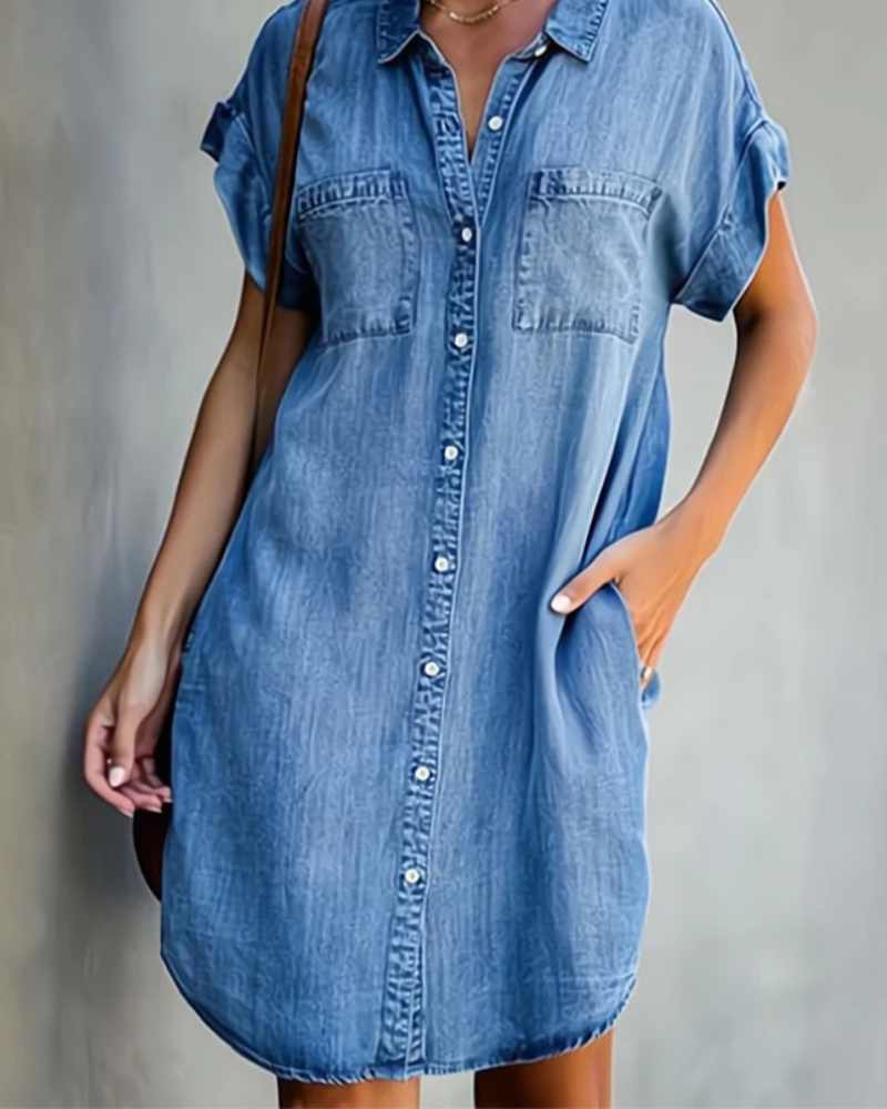 ELENORE - Vestido de denim
