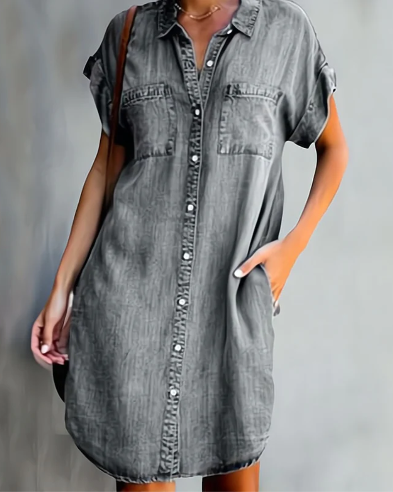 ELENORE - Vestido de denim