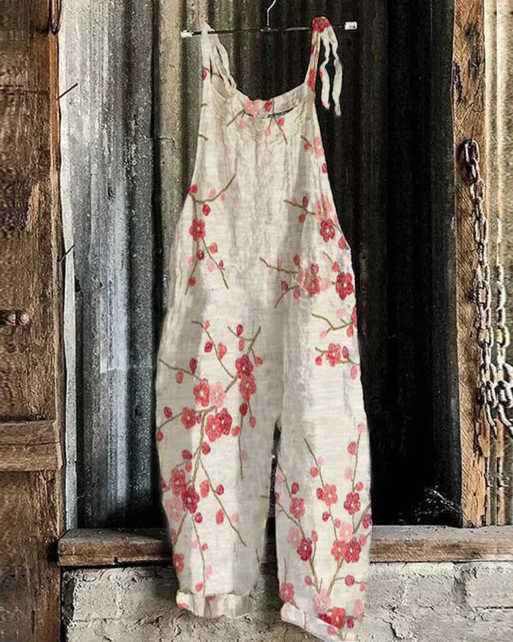 Solea | Mono artesanal ligero con flores de cerezo
