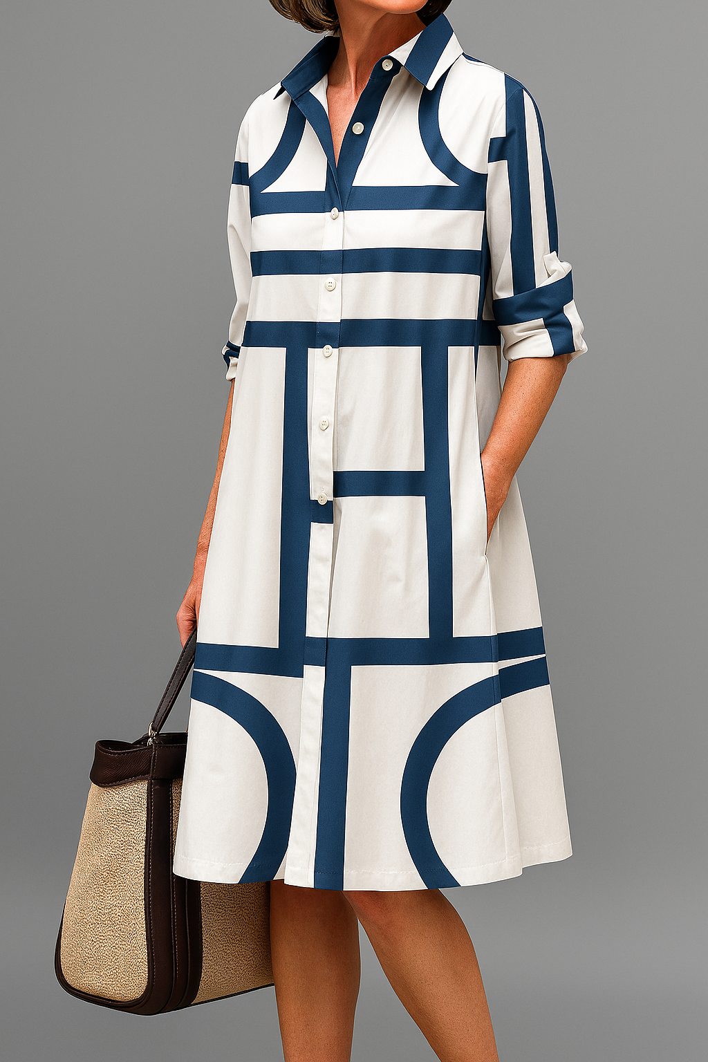 JULIA | Vestido Midi Elegante para un Estilo Sin Esfuerzo