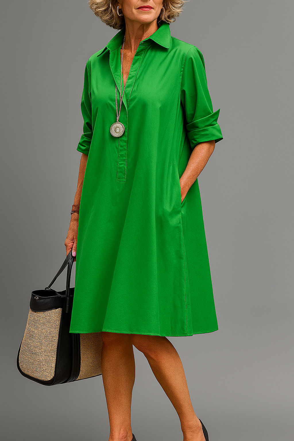 BERNADETTE | Elegante Vestido Midi con Encanto Atemporal