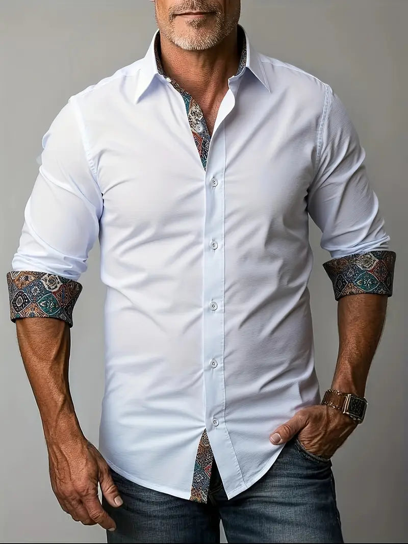 Lorenzo – Camisa con detalles en contraste