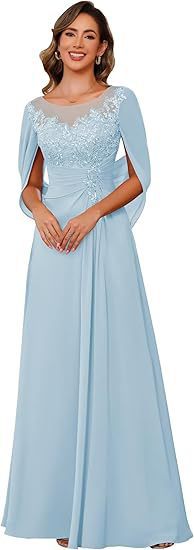 Margot | Vestido A-Line con Capa